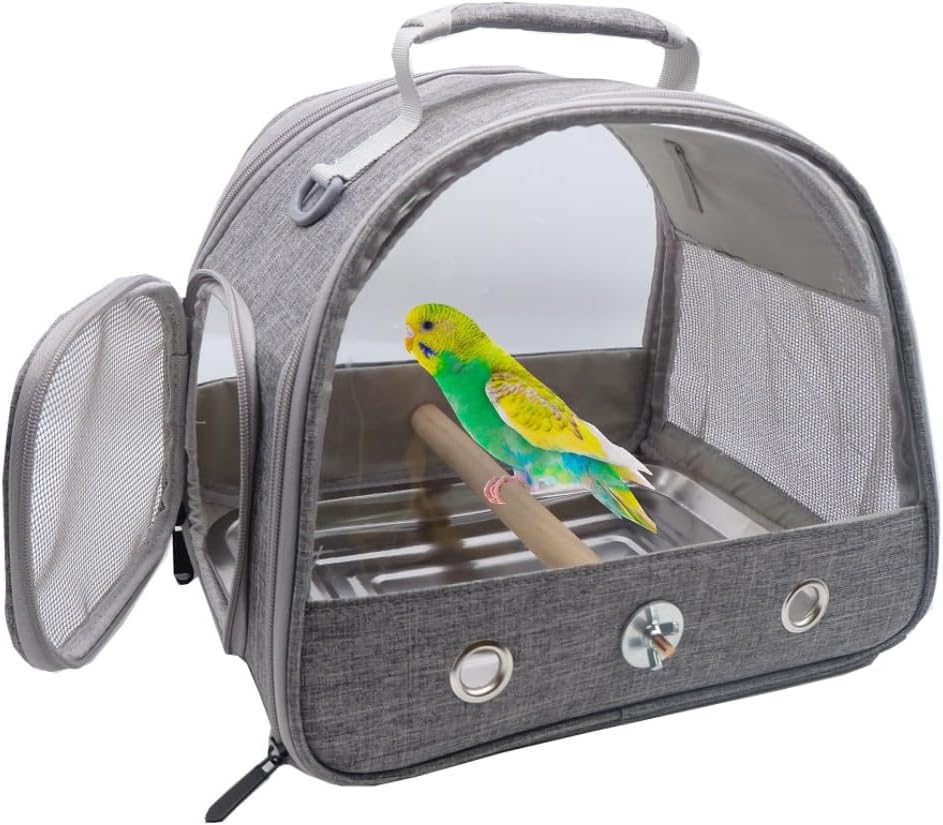Small Bird Carrier - Portable & Ventilated