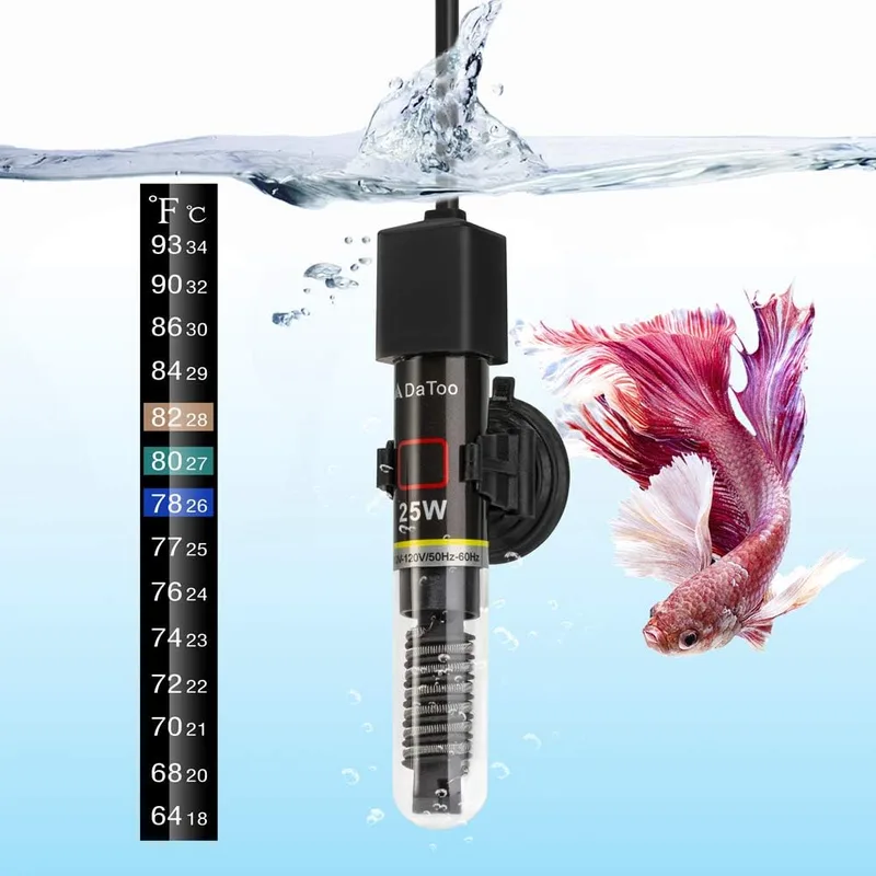 Small Fish Tank Heater with Thermometer
